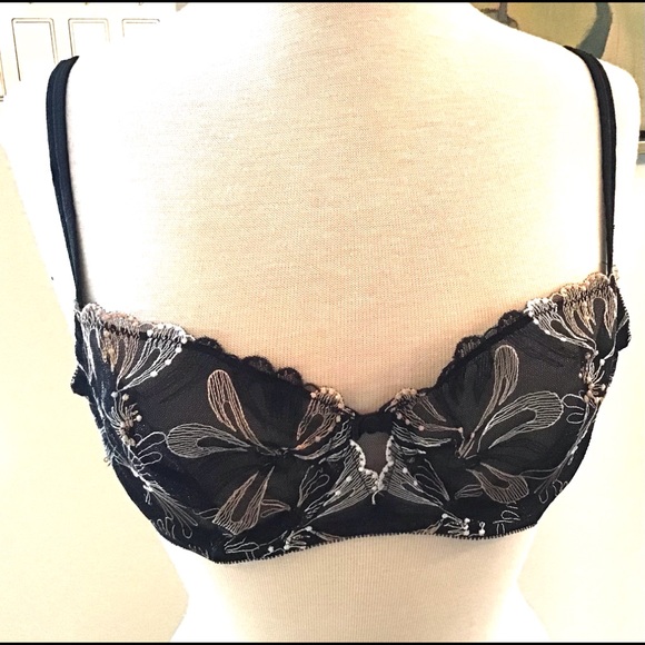 PARAMOUR stunning lace on stretch tulle under wire bra - Picture 3 of 8